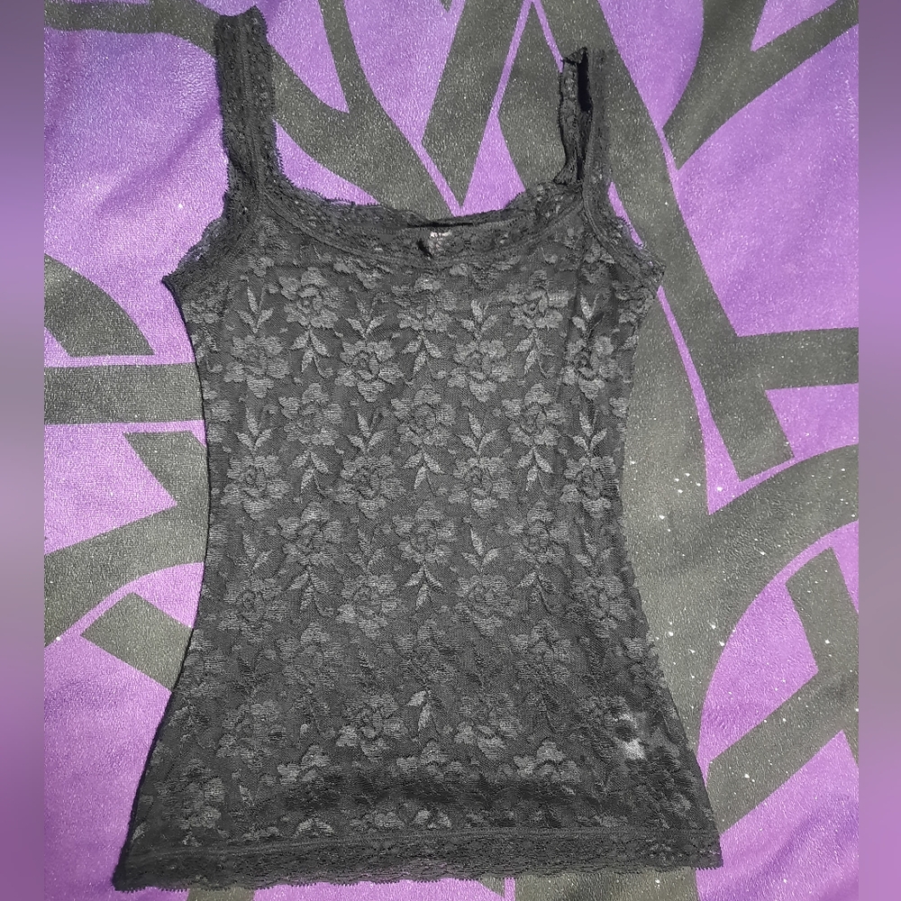 Chic Black Lace Camisole for Women